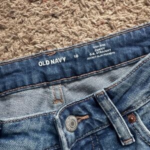 Old Navy High Rise Curvy OG Straight Jeans